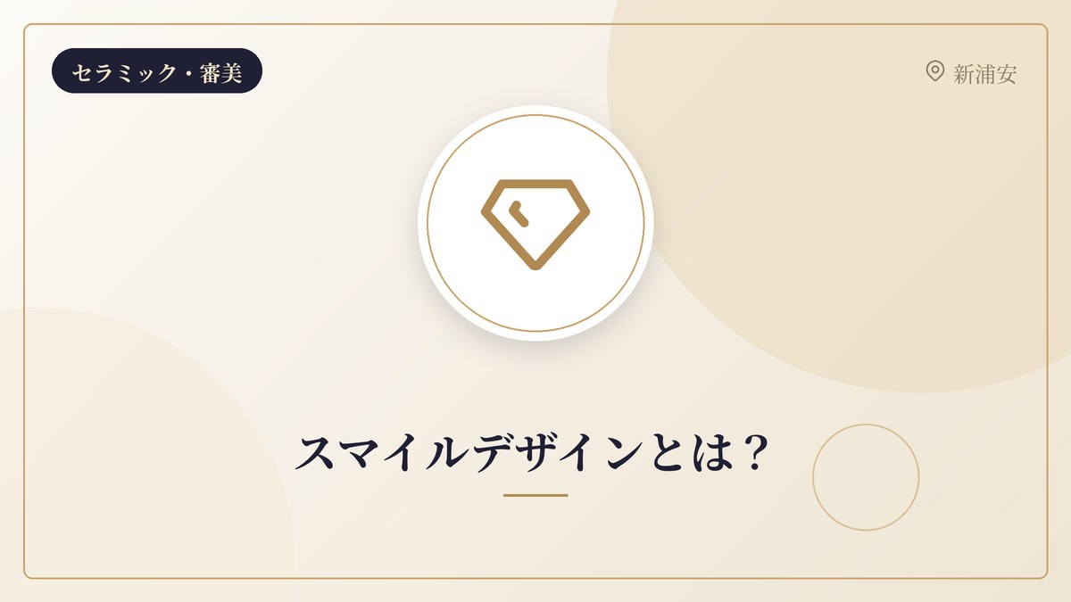スマイルデザインとは?